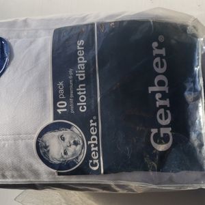 Gerber Cloth Diapers Prefold Premium 6-Ply 9 Pack